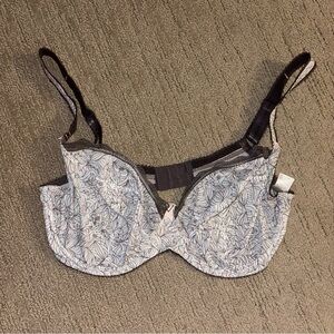 Freya 36FF (uk size) charcoal and White